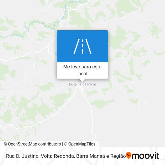 Rua D. Justino mapa