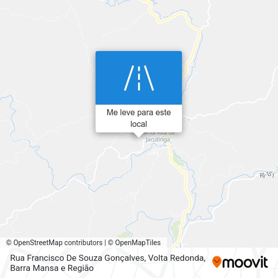 Rua Francisco De Souza Gonçalves mapa