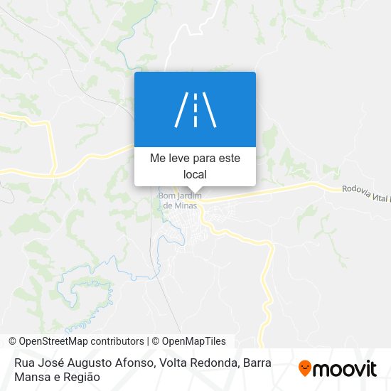 Rua José Augusto Afonso mapa