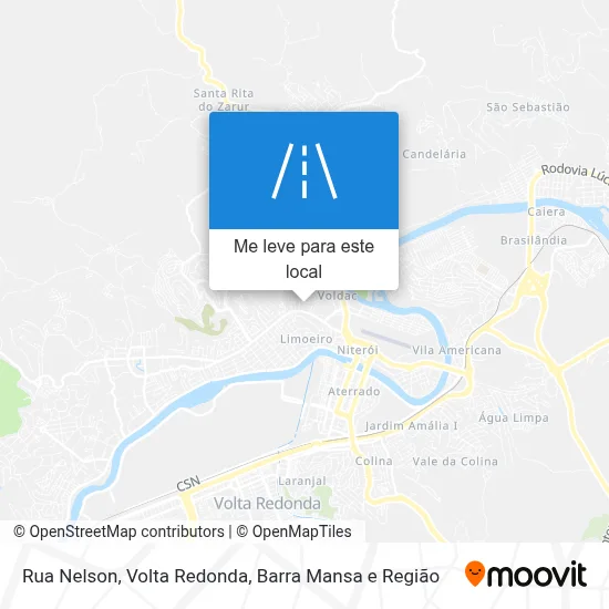 Rua Nelson mapa