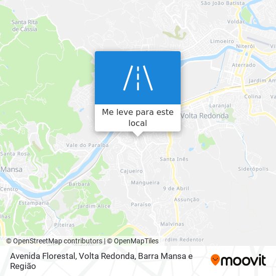 Avenida Florestal mapa