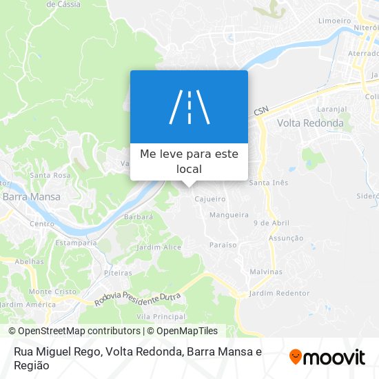 Rua Miguel Rego mapa