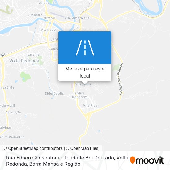 Rua Edson Chrisostomo Trindade Boi Dourado mapa