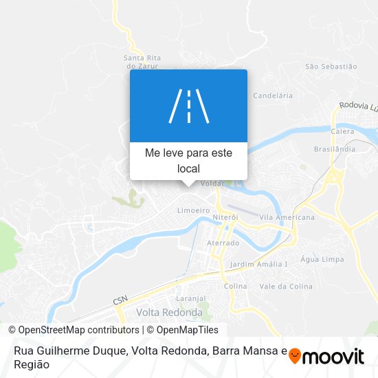 Rua Guilherme Duque mapa