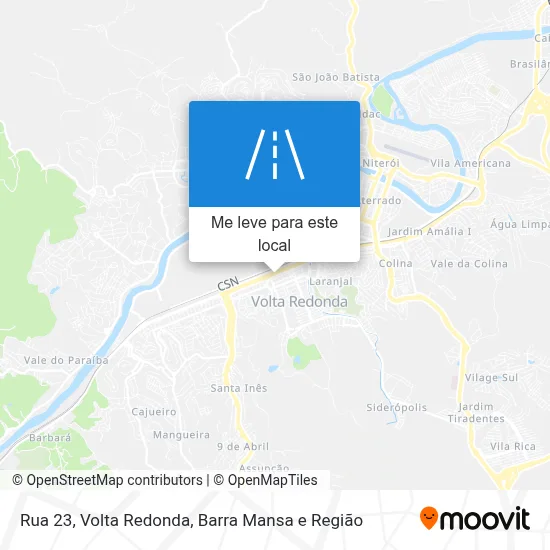 Rua 23 mapa