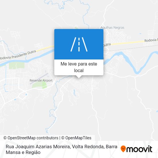 Rua Joaquim Azarias Moreira mapa