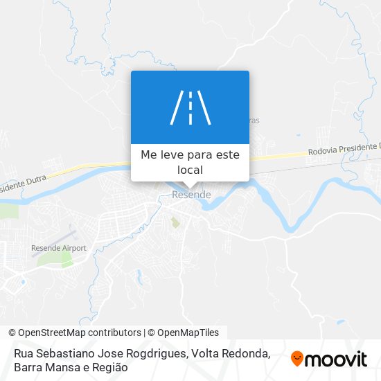 Rua Sebastiano Jose Rogdrigues mapa