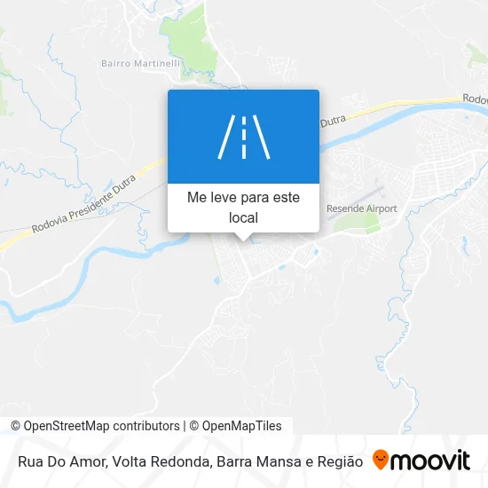 Rua Do Amor mapa