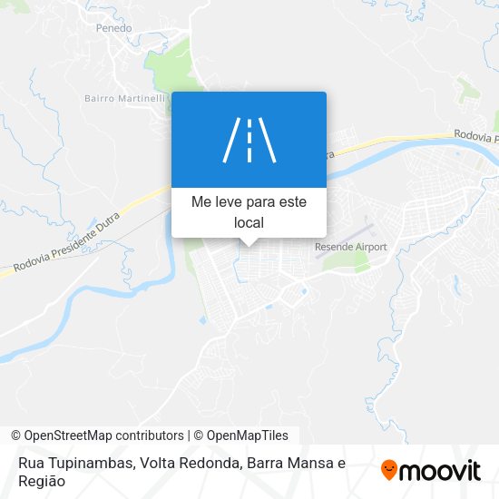 Rua Tupinambas mapa