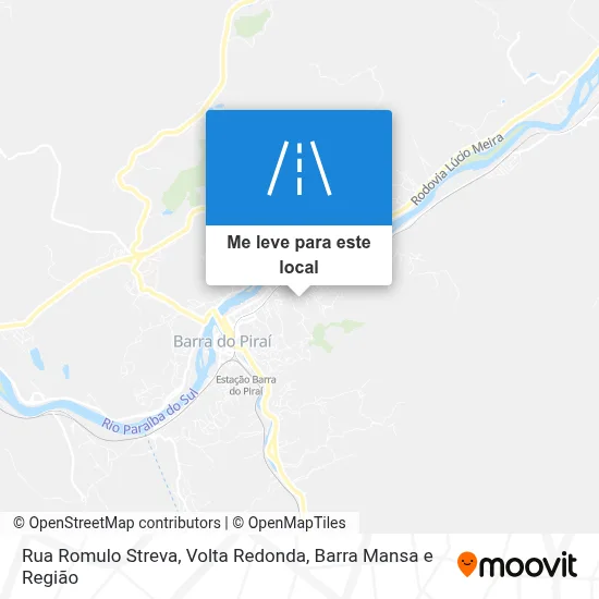 Rua Romulo Streva mapa
