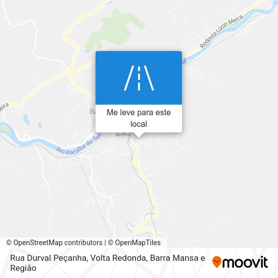 Rua Durval Peçanha mapa
