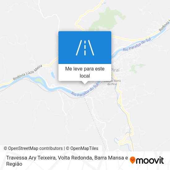 Travessa Ary Teixeira mapa
