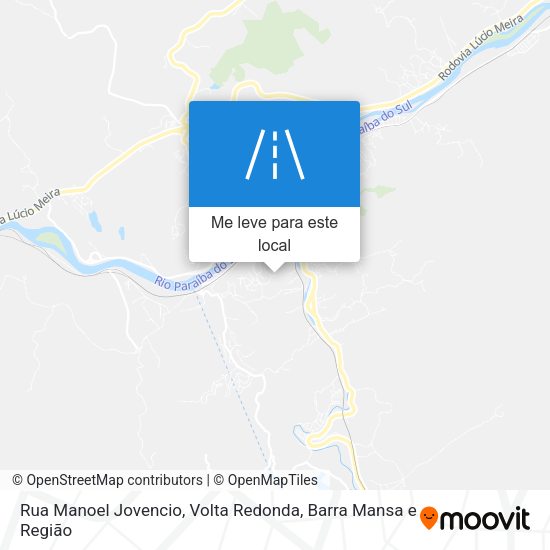 Rua Manoel Jovencio mapa