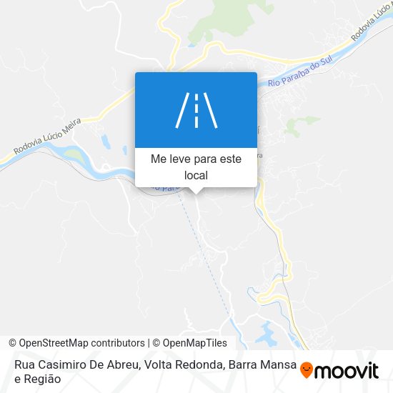 Rua Casimiro De Abreu mapa