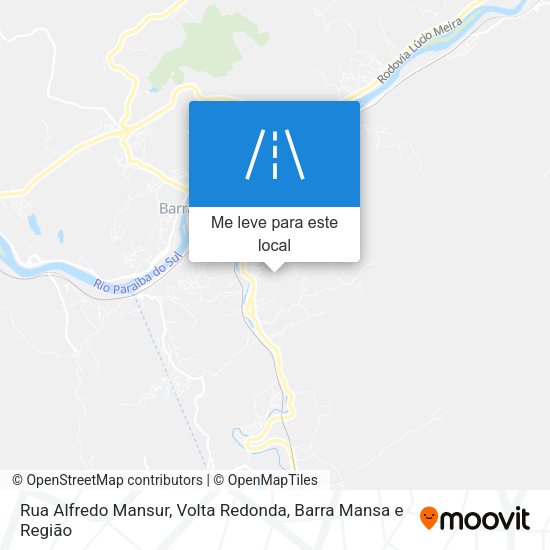 Rua Alfredo Mansur mapa