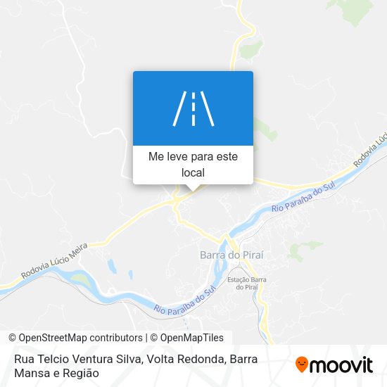 Rua Telcio Ventura Silva mapa