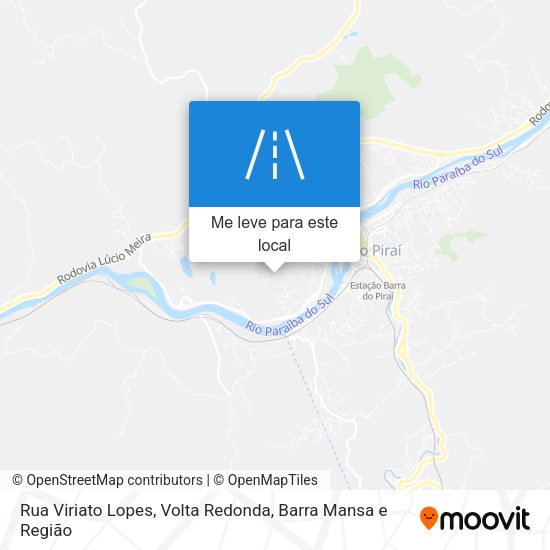 Rua Viriato Lopes mapa