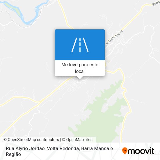 Rua Alyrio Jordao mapa