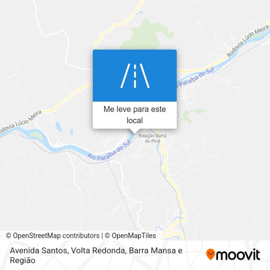 Avenida Santos mapa
