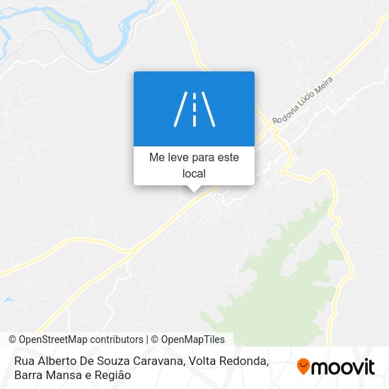 Rua Alberto De Souza Caravana mapa