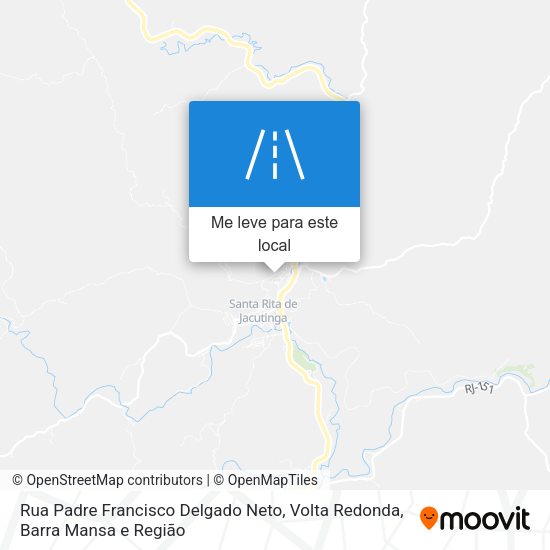 Rua Padre Francisco Delgado Neto mapa