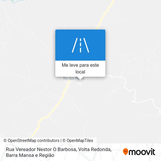 Rua Vereador Nestor O Barbosa mapa