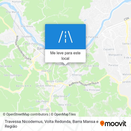 Travessa Nicodemus mapa