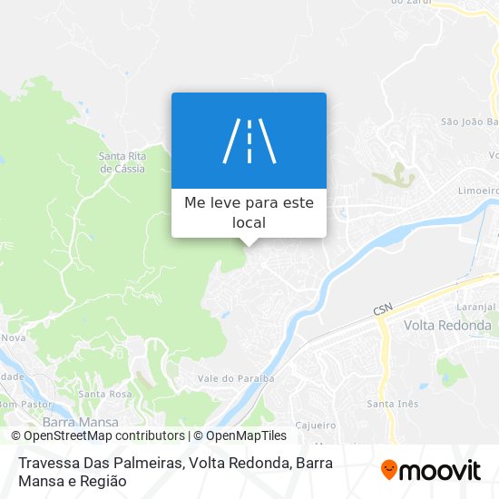 Travessa Das Palmeiras mapa