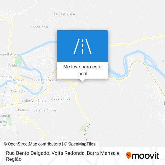Rua Bento Delgado mapa