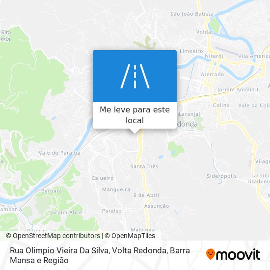 Rua Olimpio Vieira Da Silva mapa