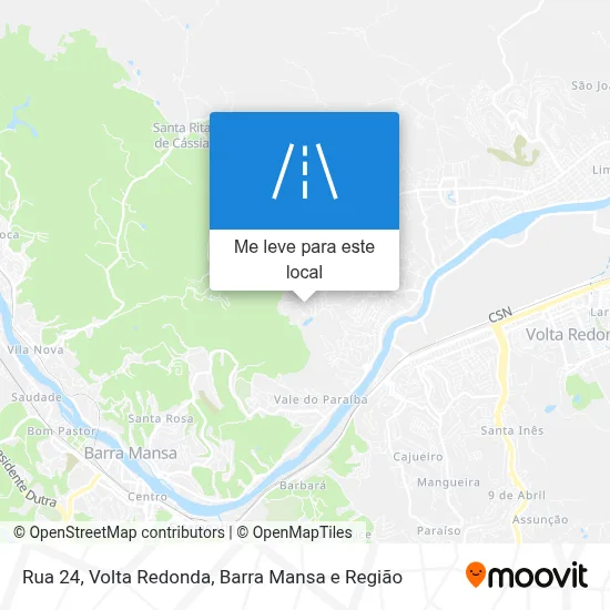 Rua 24 mapa