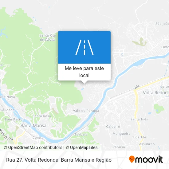 Rua 27 mapa