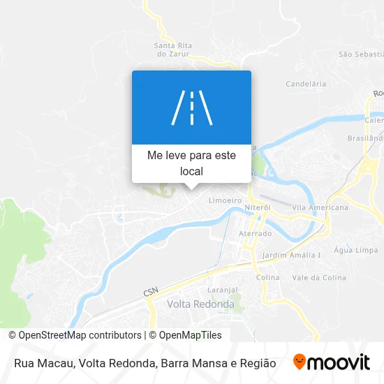 Rua Macau mapa