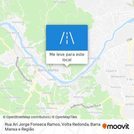 Rua Ari Jorge Fonseca Ramos mapa