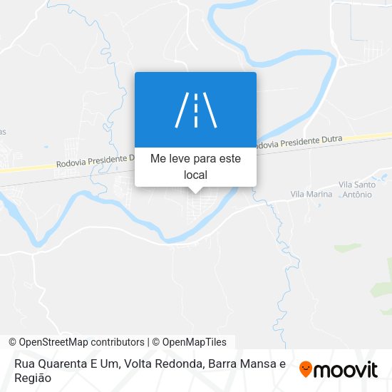 Rua Quarenta E Um mapa