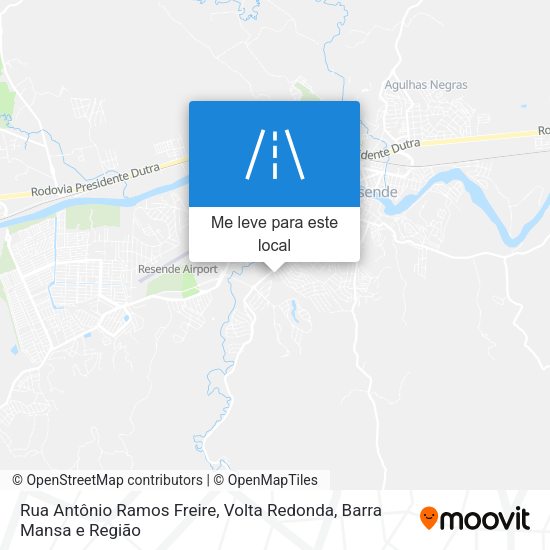 Rua Antônio Ramos Freire mapa
