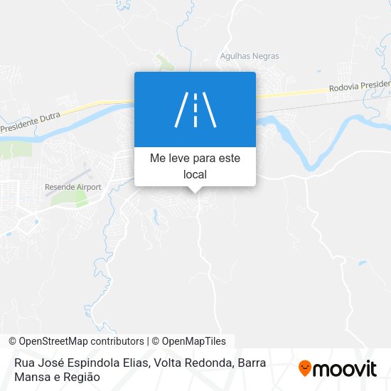 Rua José Espindola Elias mapa