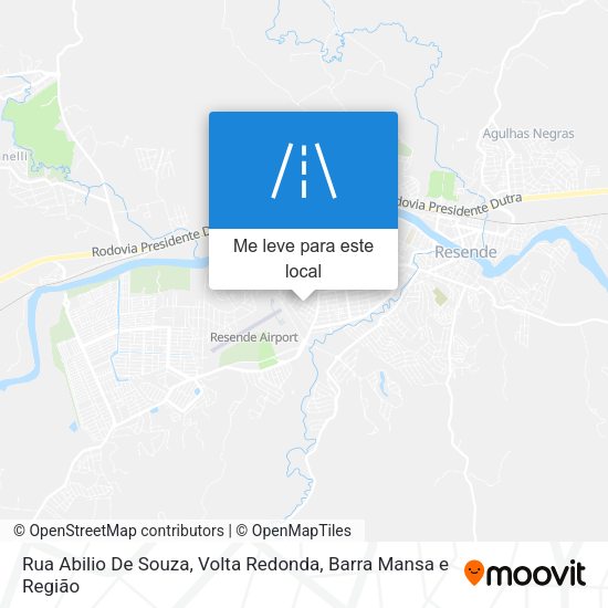 Rua Abilio De Souza mapa