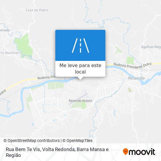 Rua Bem Te Vis mapa