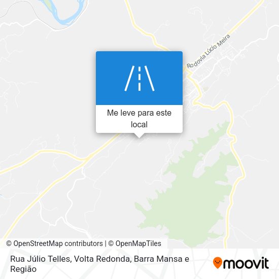 Rua Júlio Telles mapa