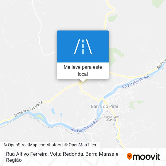 Rua Altivo Ferreira mapa