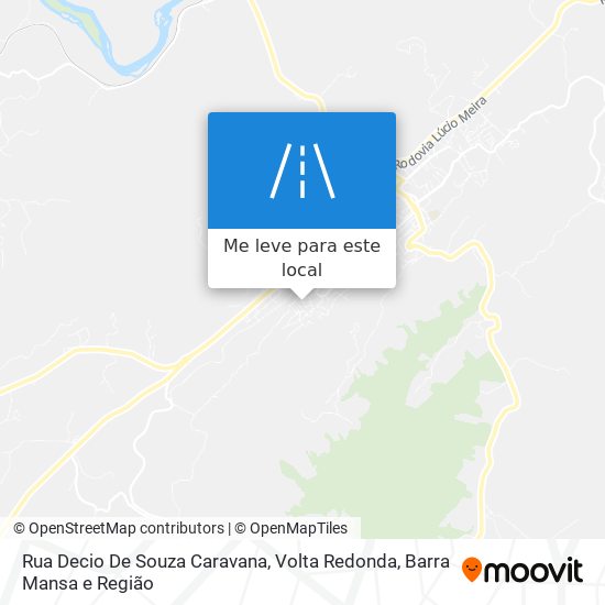 Rua Decio De Souza Caravana mapa