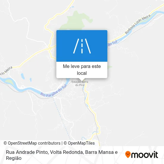 Rua Andrade Pinto mapa