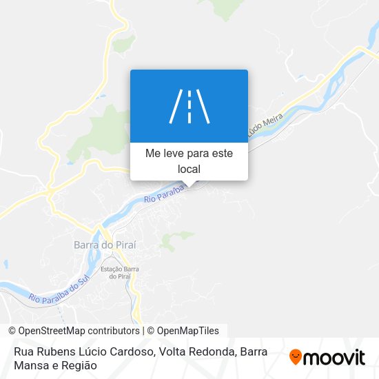 Rua Rubens Lúcio Cardoso mapa