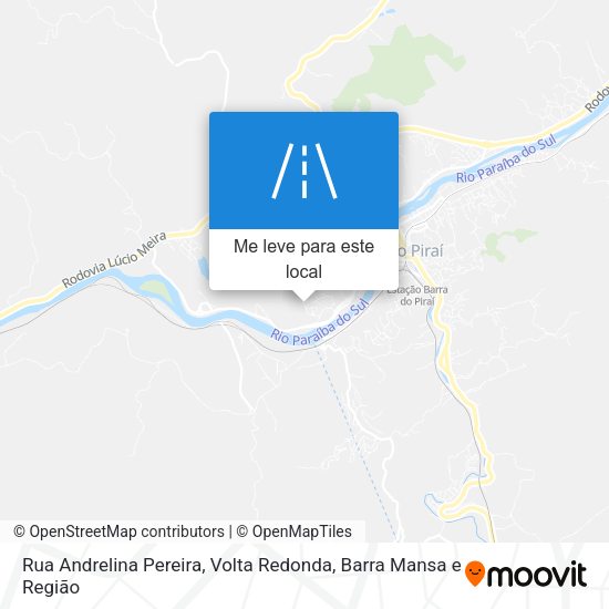 Rua Andrelina Pereira mapa