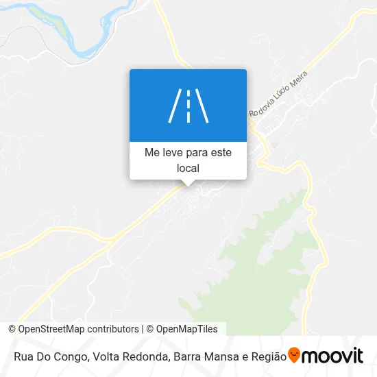 Rua Do Congo mapa