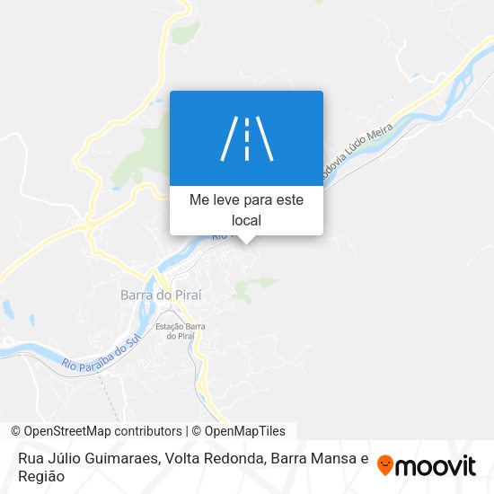 Rua Júlio Guimaraes mapa