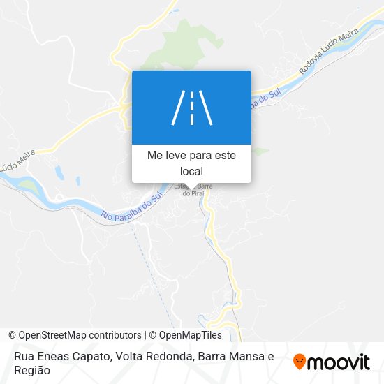 Rua Eneas Capato mapa