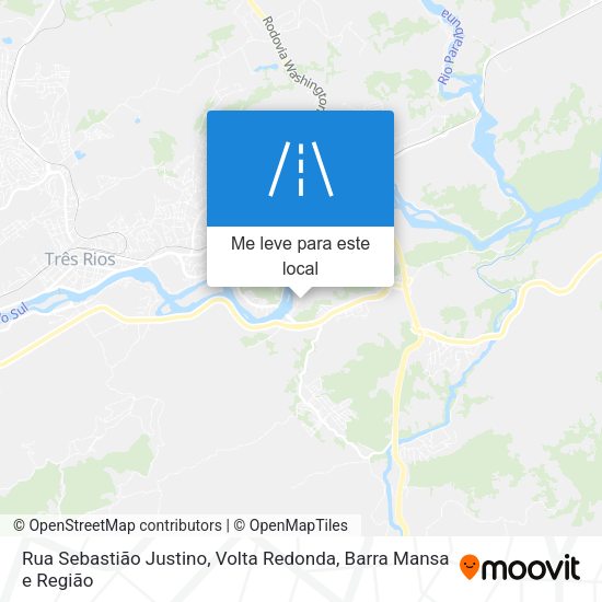 Rua Sebastião Justino mapa