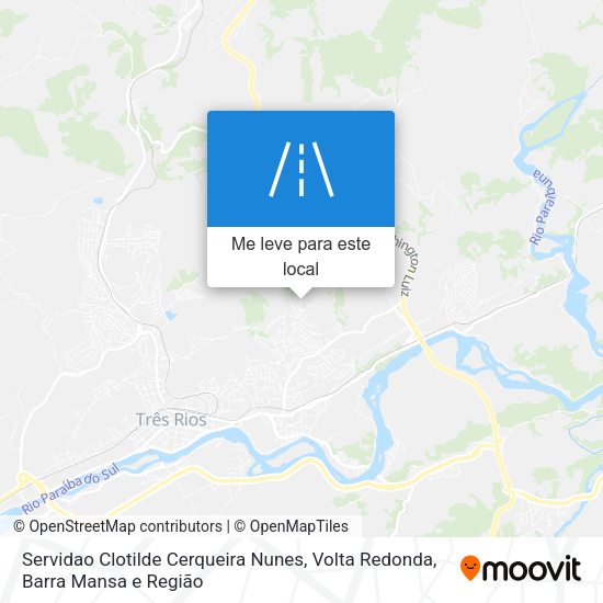 Servidao Clotilde Cerqueira Nunes mapa